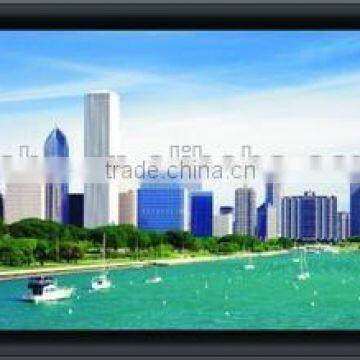 16:9 Ratio 90" White Soft Deluxe Fixed Frame Projector Screen