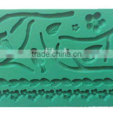 FD-003 POP silicone fondant mold for edible cake decoration