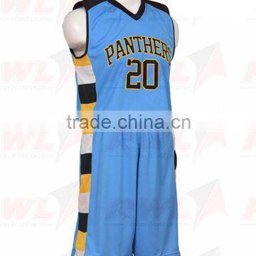 Sublimated basketball jersey uniform wholesale