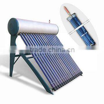 Sijiking 2015 hot sale!!! heat pipe solar collector solar water heater on the roof