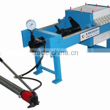 Hot sale 400 Series Small Manual Chamber Laboratory Filter Press in stock