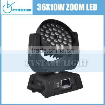 36x10w Led Moving Head Wash Zoom Pro Light Moving Heads