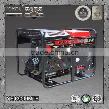 10000 watt ac 3 phase gasoline engine powered fuelless generator with low emission