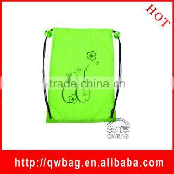 New Eco Polyester Drawstring Bag,wholesale price advertising plastic bag