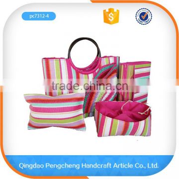 Simple Fashion Wholesale women custom waterproof beach bag with zipper                        
                                                                                Supplier's Choice