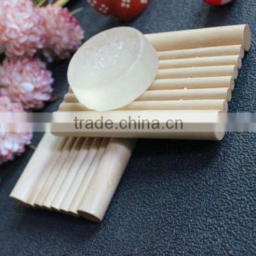 Popular design white cylindrical wooden soap box