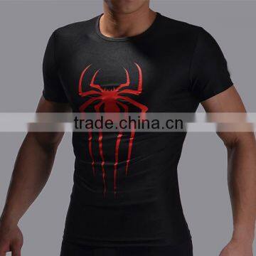 Summer Style Men Marvel Superhero/bat-man Compression t Shirt Superman Gym Men Fitness Sport Workout Crossfit Clothes Shirt photo-4