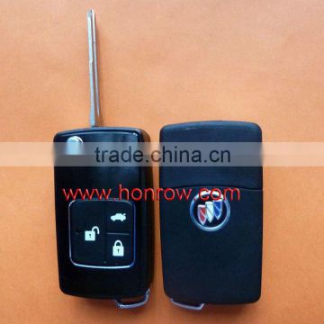 High Quality Reasonable Price Buick 3 button modified folding remote key blank, car key shell,key case