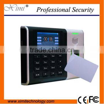 6 function keys biometric fingerprint time attendance XM100 fingerprint time recorder with free software and SDK