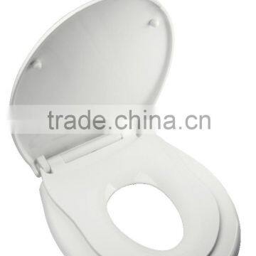 Commode toilet seat with small size toilet seat for kids