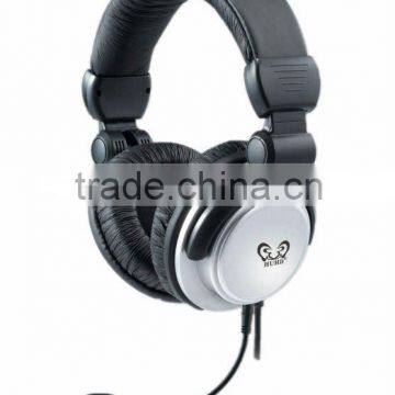 High quality new 3.5mm double jack computer headset with microphone detachable