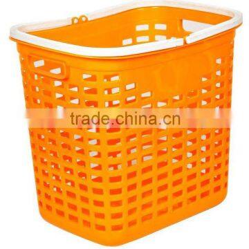 PLASTIC RECTANGULAR LAUNDRY BASKET WITH HANDLES 5213