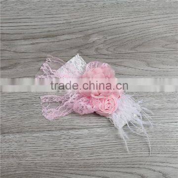 2016 christmas flower bands girls baby hair accessories