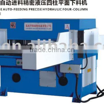 60T Double-Side Auto-feeding Auto-balance Precise Hydraulic Four-Column Plane Cutting Machine