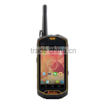 Runbo rugged smartphone and walkie talke with DMR/UHF/VHF/350MHZ