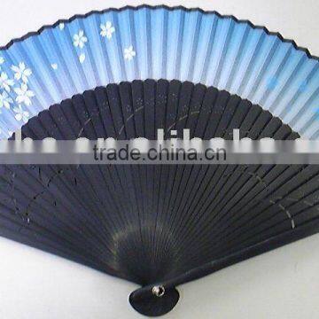 New style lady simple silk fan