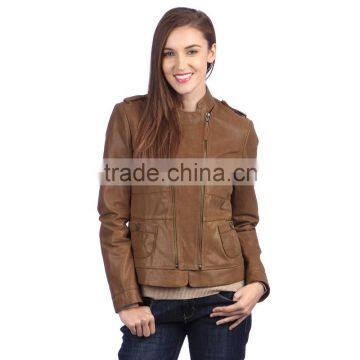 new zealand leather lady jacket