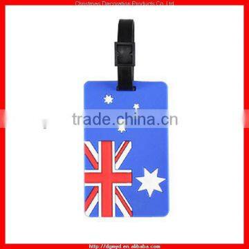 Australia Souvenir rubber bulk luggage tag for promotion (MYD-LT6666)