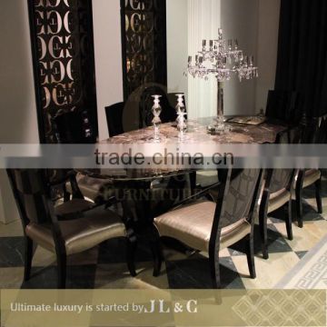 JC05-01 Dining Chair With Leather Seat From JL&C Luxury Home Furniture Lastest Designs (China Supplier)