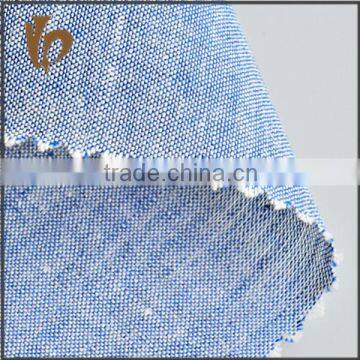 top selling products 2015 indigo dyed yarn organic linen cotton indigo fabric