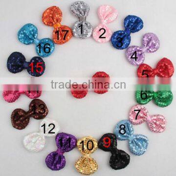 MS62045K Sequin Bow Hot Sale Products Kids Girls Hair Clips photo-2