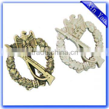 Wholesale Custom Antique Silver Gold Souvenir Military Badges