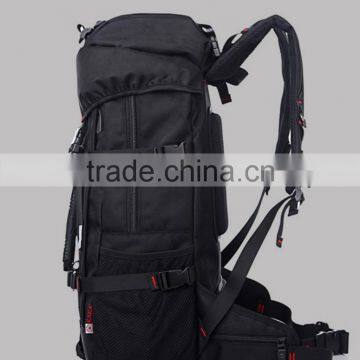 Multi-fuction Black Trekking Backpack Laptop Trekking Backpack Bag