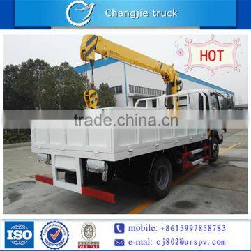 CDW truck crane truck mounted with crane for sale