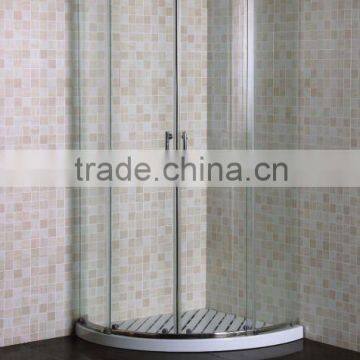 simple well-designed shower enclosure with 6mm clear tempered glass (S118)