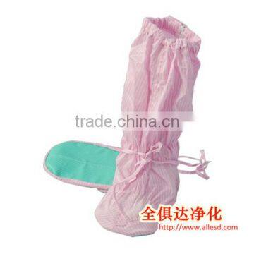 High Quality Cleanroom Pink Antistatic High Boots