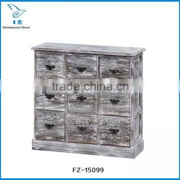 Paulownia Solid Wood Nightstands Bedside Cabinet
