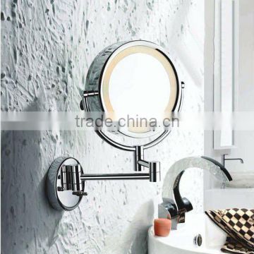 led lighted wall mounted bath mirror,hotel bathroom dressing mirror,shower vanity mirror