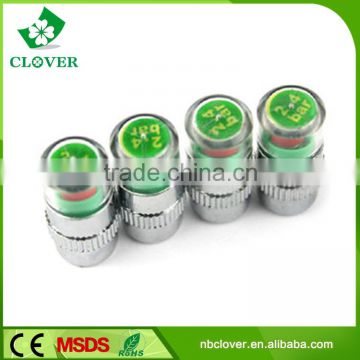 36PSI 2.4 Bar 4Pcs Car Tire Pressure Monitoring Air Alert Chromed Metal Car Tire Valve Caps                        
                                                Quality Choice