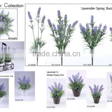 Artificial Flower Plastic Lavender Potted photo-6