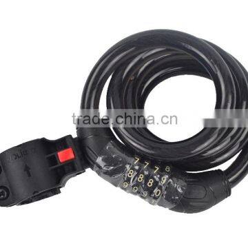 Hot Selling Good Quality Anti-theft Bicycle Spiral Lock