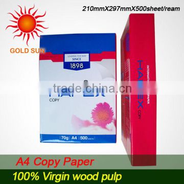 100% wood pulp copy paper