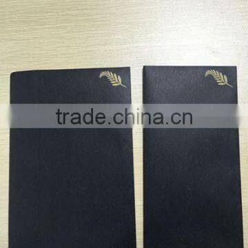 high quality black color square business card envelope