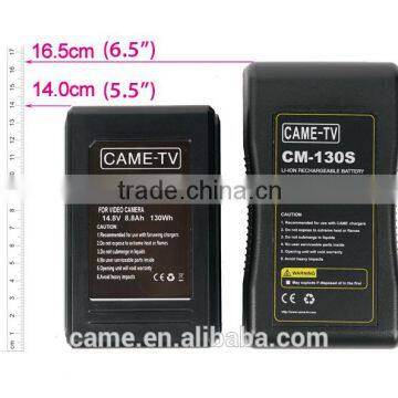 CAME-TV Compact V-Mount Li-ion Battery 130Wh Camera Battery photo-2