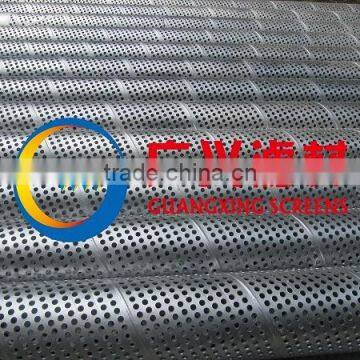 ss spiral welded perforated filter screen pipes factory