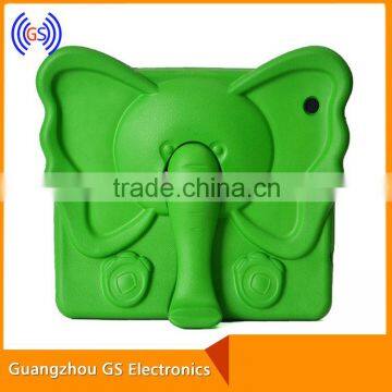 Elephant Plastic Stand Case For Ipad 2/3/4,Animal Shape 7 Tablet Case For Kids