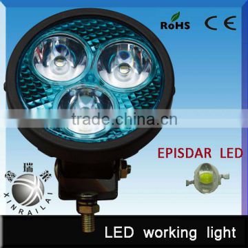 superior quality cheap Espistar LED round 9w led work light led tube light for truck