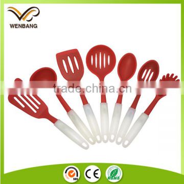 LFGB standard promotional factory supplier silicone kitchen utensil set