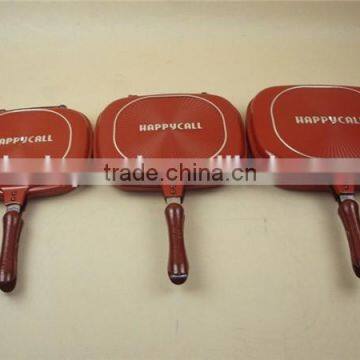 aluminum alloy double sided frying pan