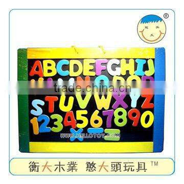 Letters and numbers magnetic black board