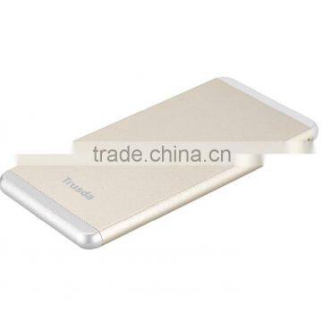 Shenzhen Patent design slim power bank 5000mah for iphone charger with ce fcc rohs