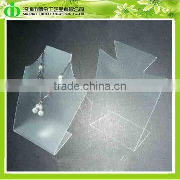 DDJ-0066 ISO9001 Chinese Manufacture Sells Custom Black Plastic Gold Necklace Display Stand photo-4