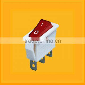 rocker switch 20A,AC rocker switch with automatic sensor light,overload protected rocker switch