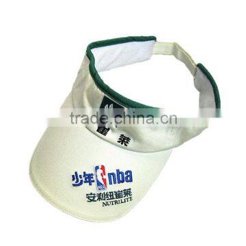 Custom cotton sun visor hats