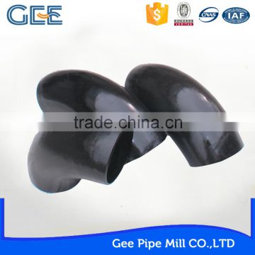 GEE 90 degree black steel pipe elbow carbon steel elbow made in china