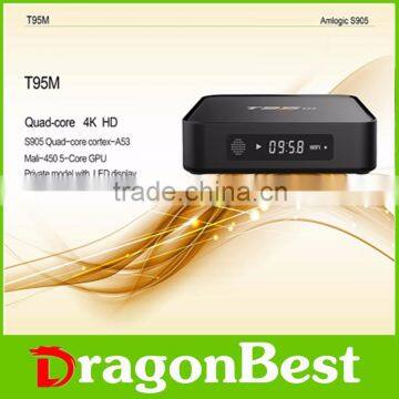 2016 box ott T95M S905 1G 8G Quad core octa core KODI 17.0 tv box